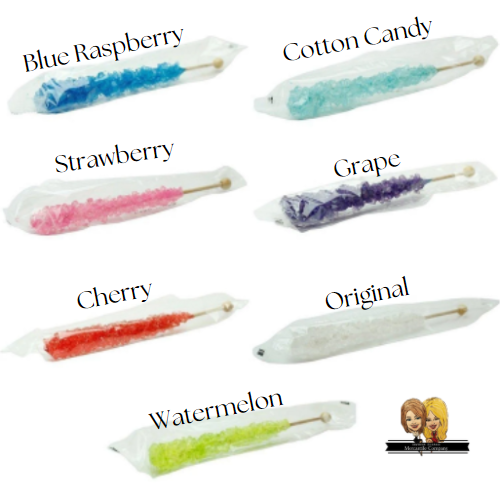 Old Fashioned Rock Candy on a Stick