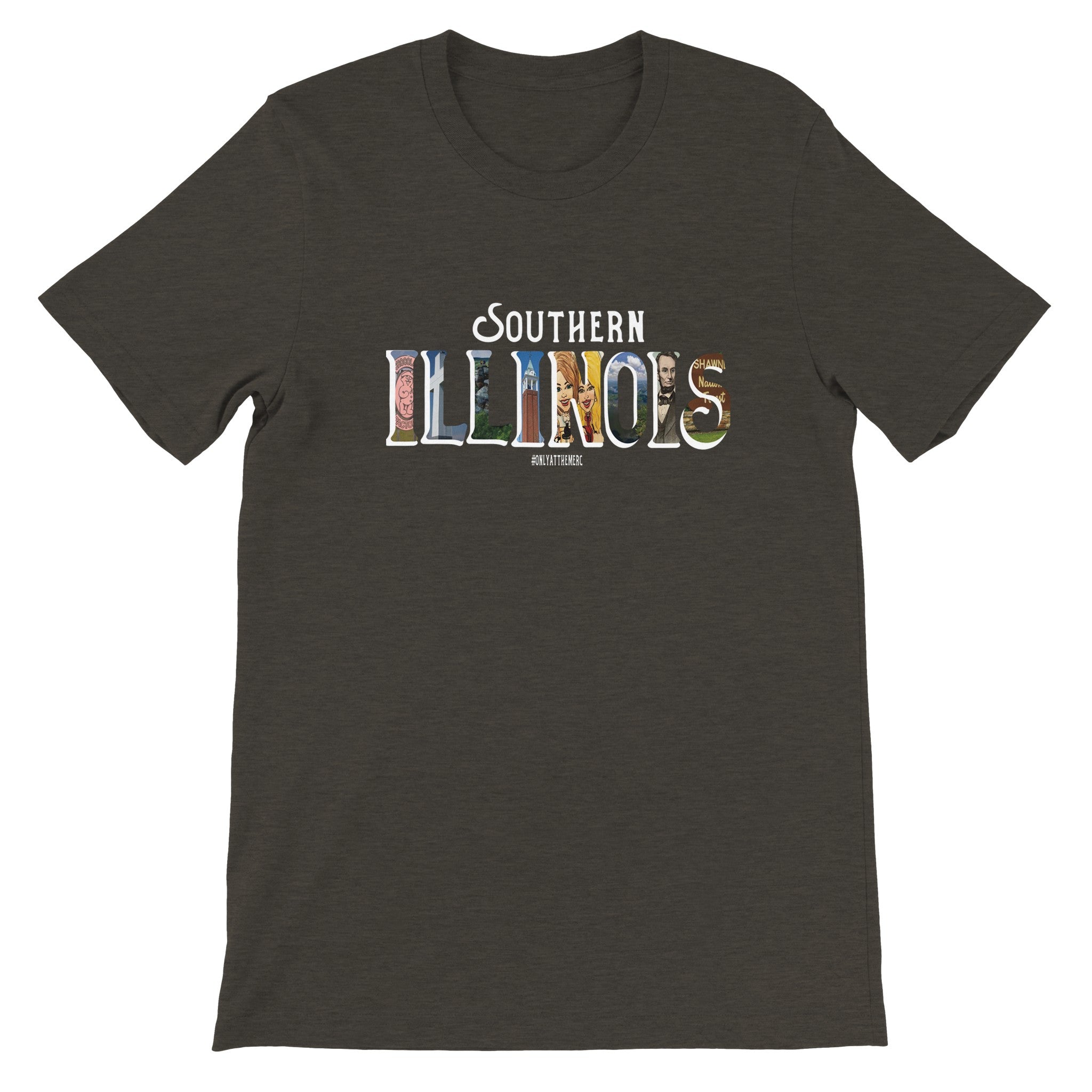 "Southern Illinois" Premium Unisex Crewneck T-shirt