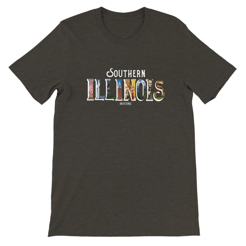 "Southern Illinois" Premium Unisex Crewneck T-shirt