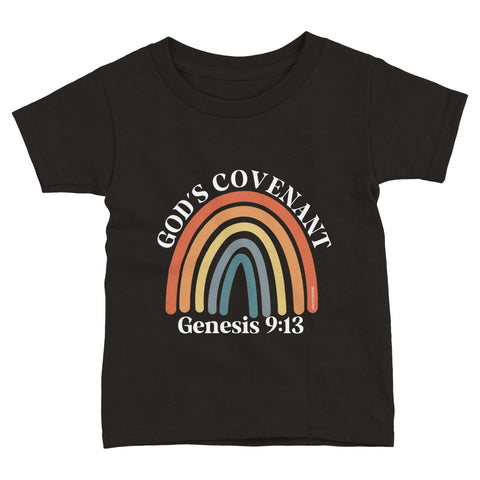 God's Covenant Rainbow Toddler Staple T-Shirt | Bella + Canvas 3001T