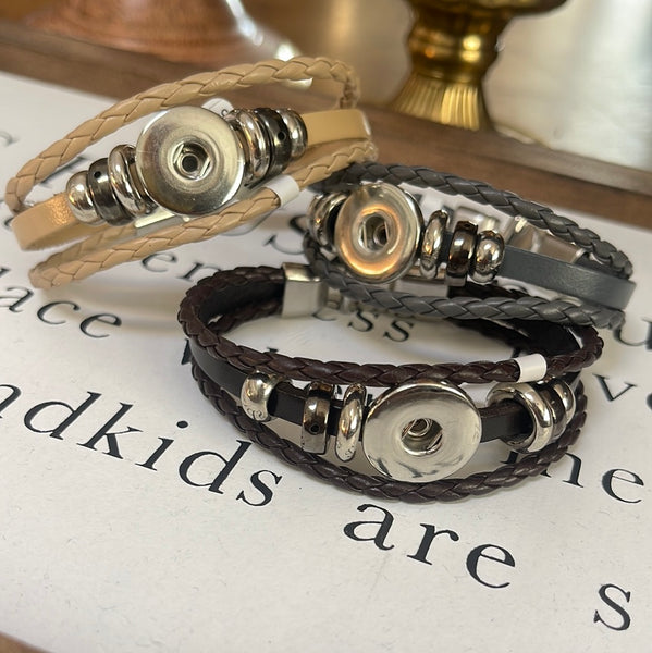 Twisted Strand Snap Bracelet