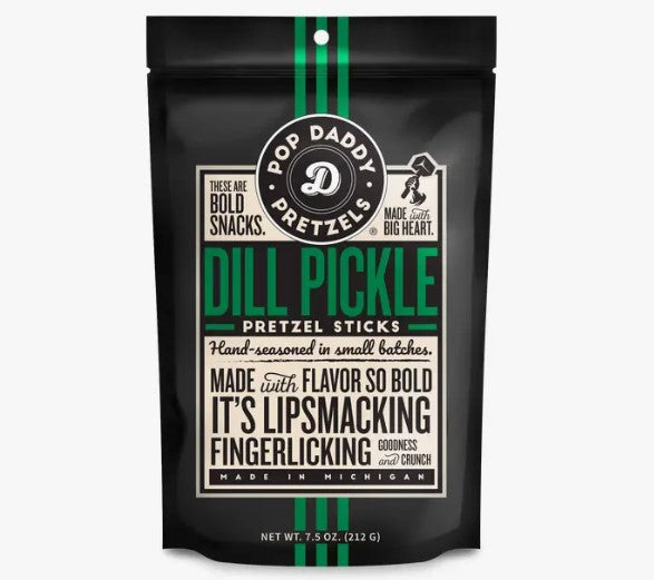 Dill Pickle Pop Daddy Pretzels