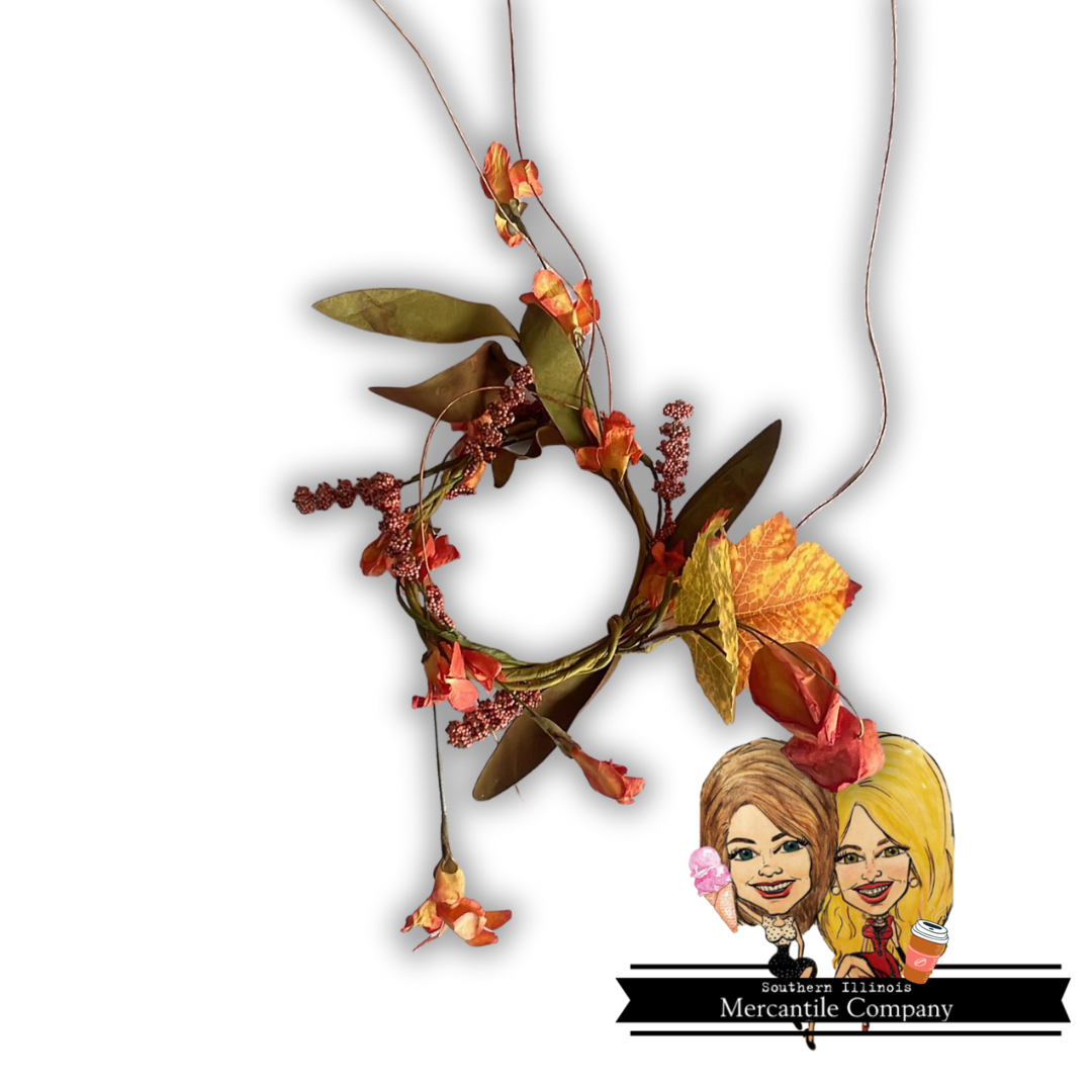 Fall Leaves Candle Ring