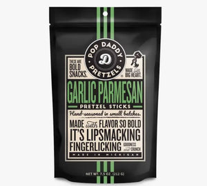 Garlic Parmesan Pop Daddy Pretzels