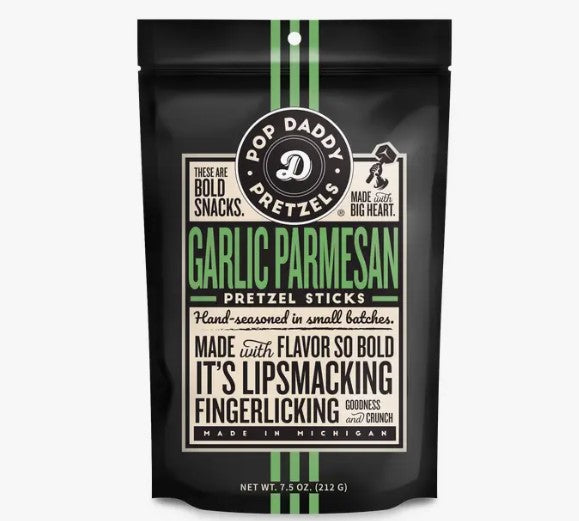 Garlic Parmesan Pop Daddy Pretzels