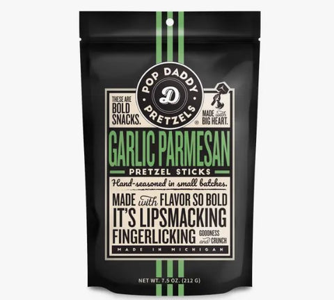 Garlic Parmesan Pop Daddy Pretzels