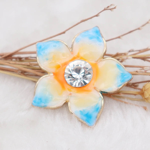 Resin Floral Jewelry Snap