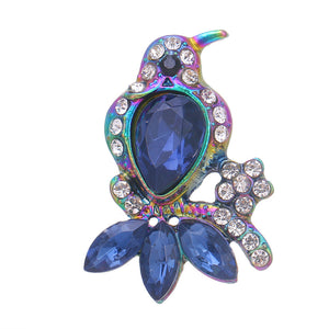 Colorful Alloy Hummingbird Jewelry Snap