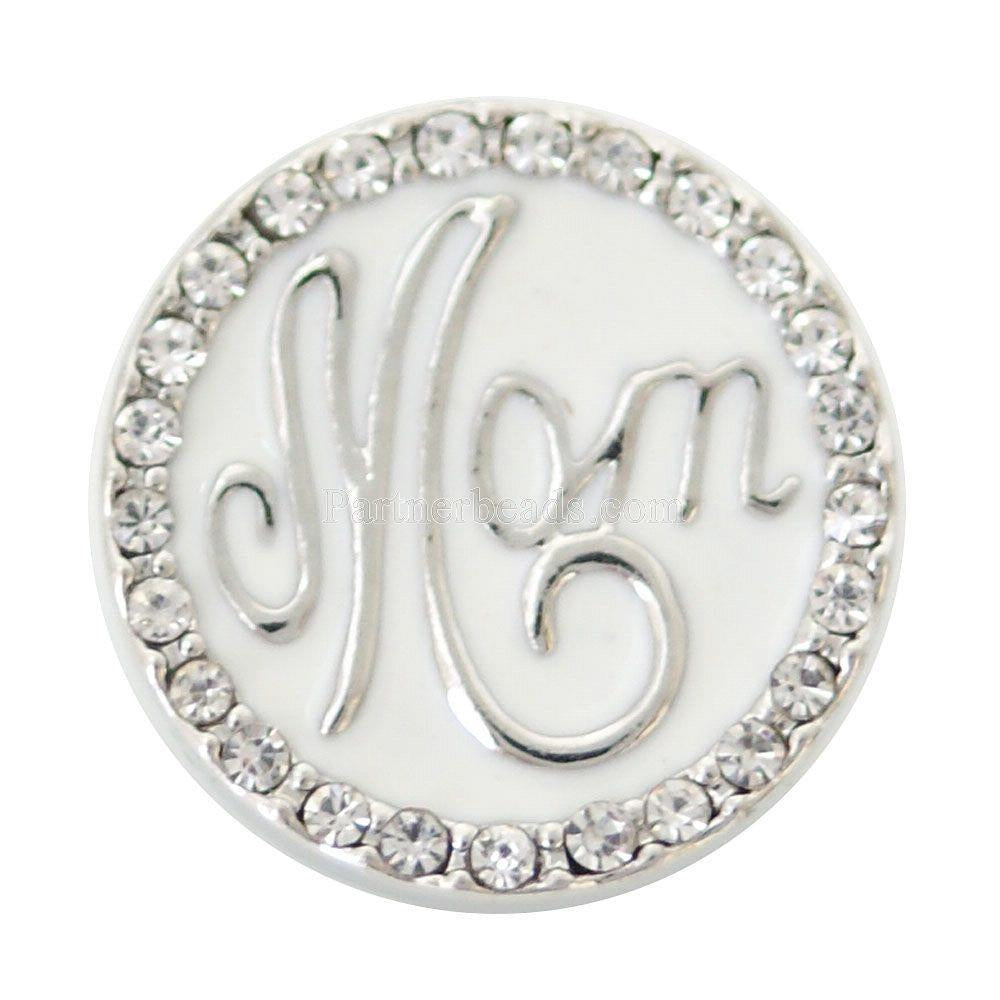 Enamel Mom Jewelry Snap