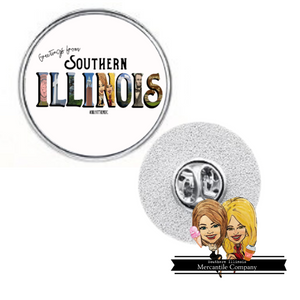 Greetings from Southern Illinois Lapel Pin