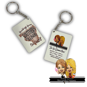Not Chicago Southern Illinois Keychain