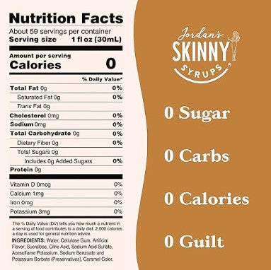 Skinny Vanilla Syrup 1.57L
