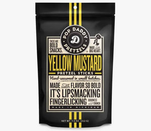 Yellow Mustard Pop Daddy Pretzels