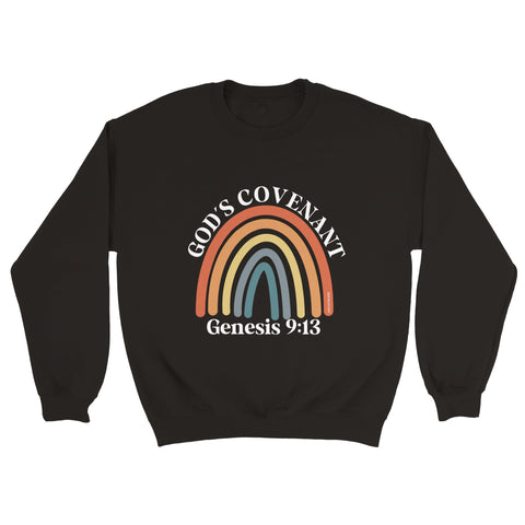 God's Covenant Rainbow Classic Unisex Crewneck Sweatshirt