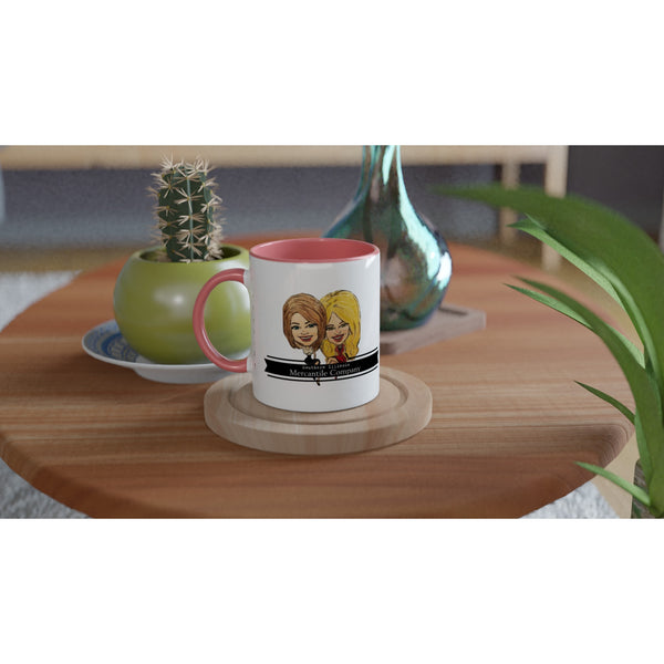 Merc Merch 11oz Ceramic Mug with Color Inside