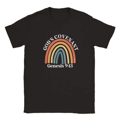 God's Covenant Rainbow Classic Kids Crewneck T-shirt