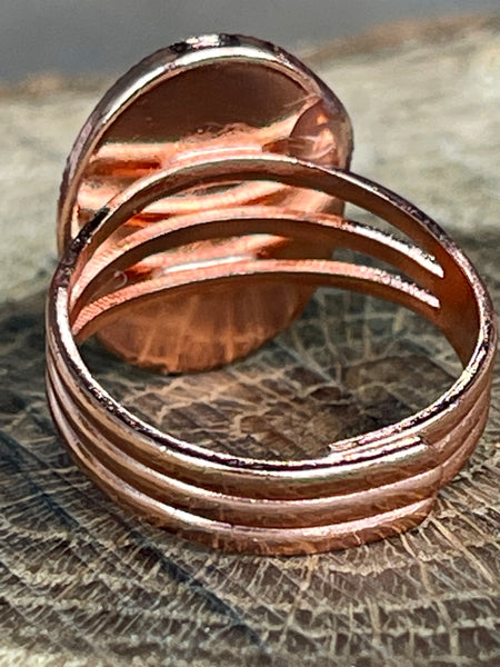 Arisan Crafted Resin Coppetone Coctail Ring