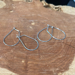 Artisan Crafted Bent Wire Earrings
