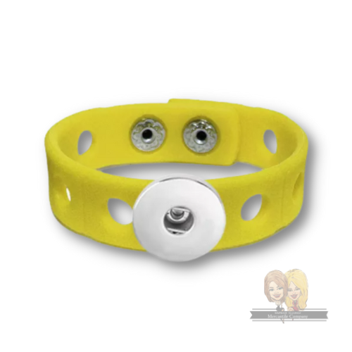 Silicone Snap Bracelet and Charms