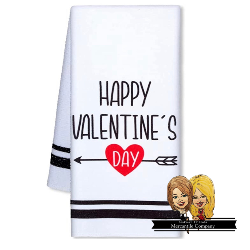 Happy Valentine's Day Towel