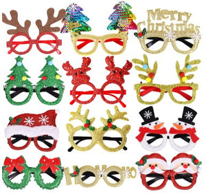Assorted Christmas Party Glasses