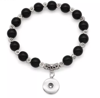 Beaded Mini Snap Bracelets