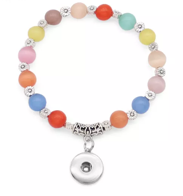 Beaded Mini Snap Bracelets