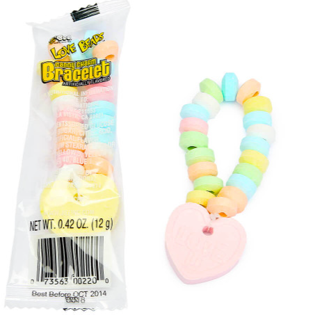 Love Beads Candy Charm Bracelet