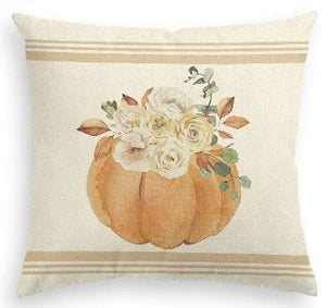 Pumpkin Bouquet Decorative Pillow