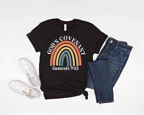 God's Covenant Rainbow Tee
