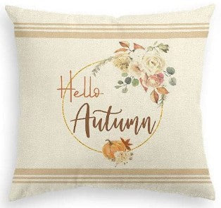 Hello Autumn Decorative Pillow Cover