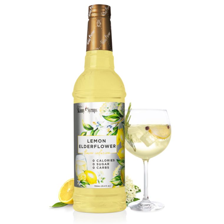 Skinny Lemon Elderflower Syrup