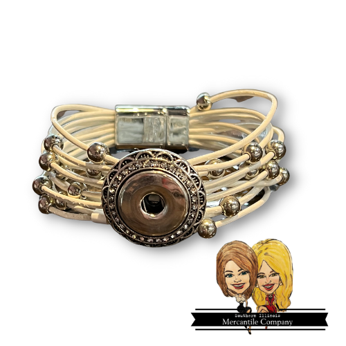 Magnetic Strand Snap Bracelet