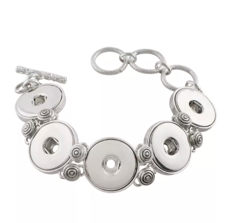 Snap Charm Toggle Bracelet (5S)