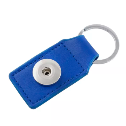 Leather Tab Keychain
