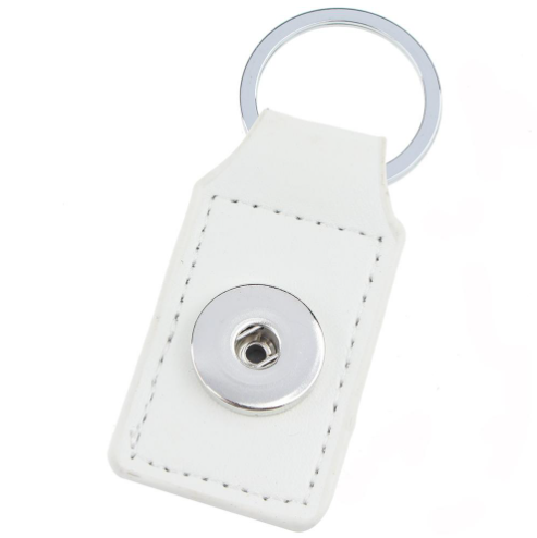 Leather Tab Keychain