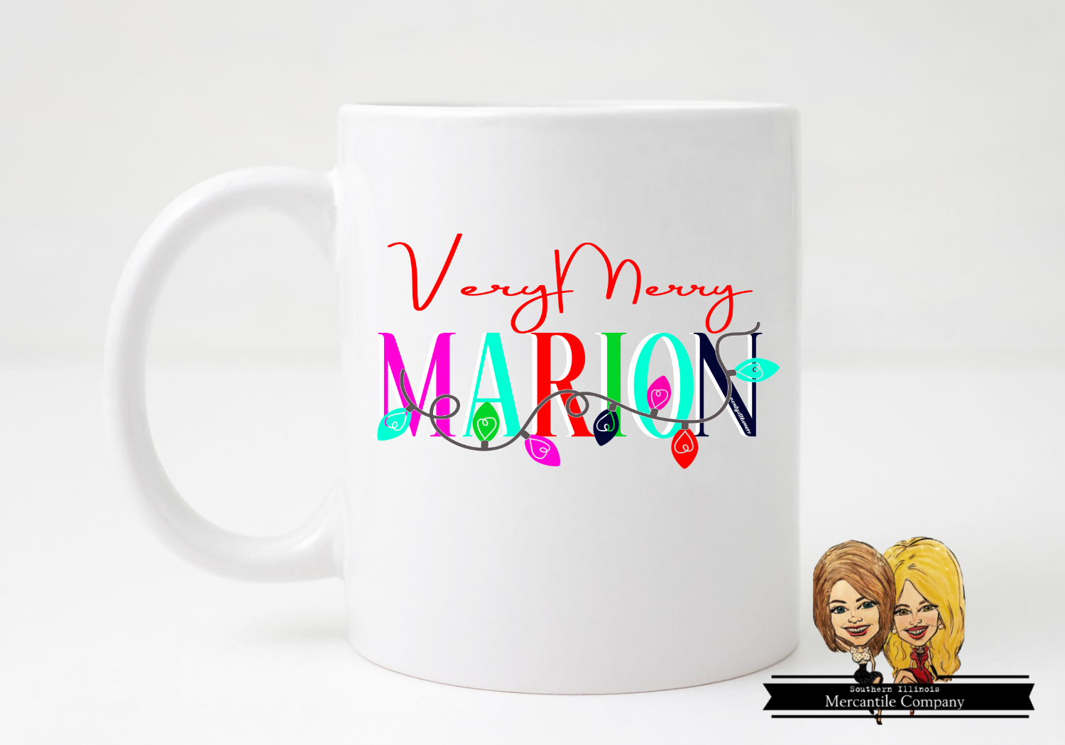 Very Merry Marion Holiday 11 oz Mug