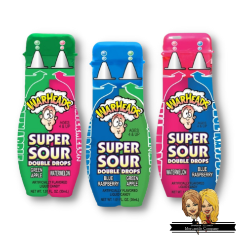 Warheads Super Sour Double Drops