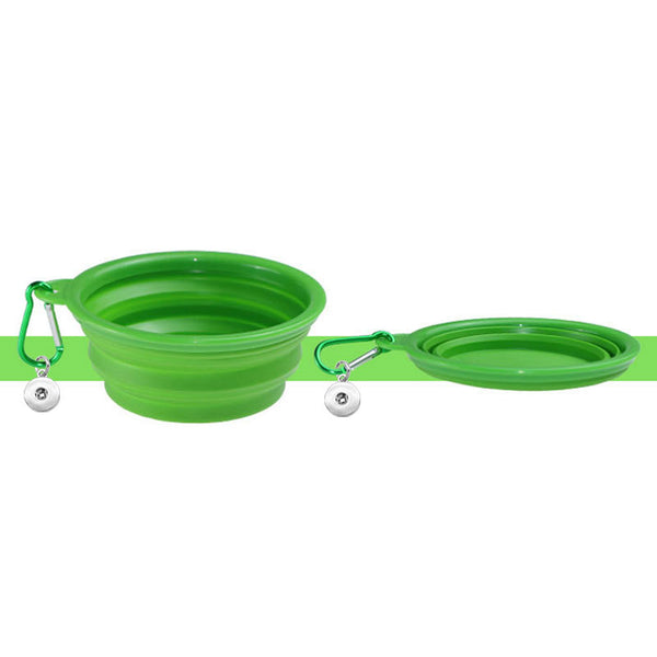Collapsible Silicone Bowl w/Snap