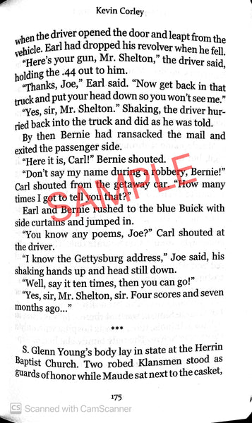 "13 Steps For Charlie Birger" - A Novel By Kevin Corley