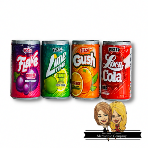 Soda Can Fizzy Candy 6 pack