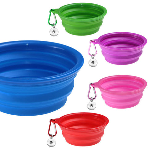 Collapsible Silicone Bowl w/Snap