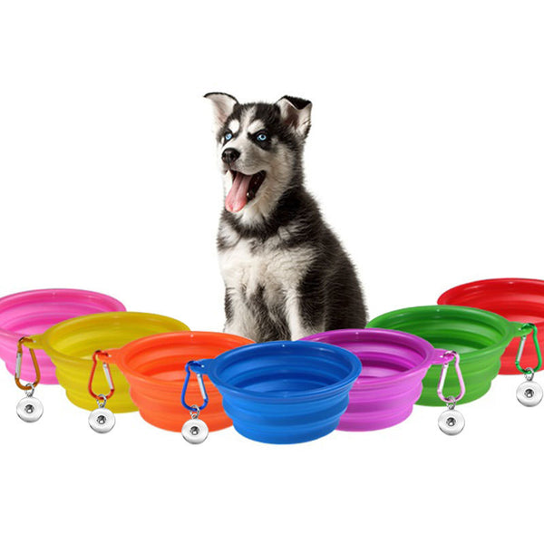 Collapsible Silicone Bowl w/Snap