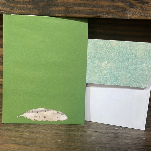 Birthday cake floral Card
