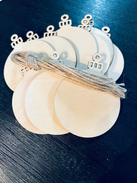 Merc Stamped Ornaments
