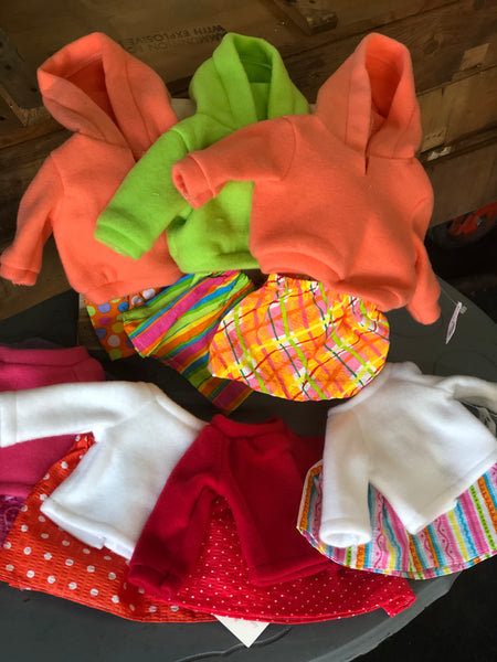 Doll Clothes Shirt/Skirt Combos